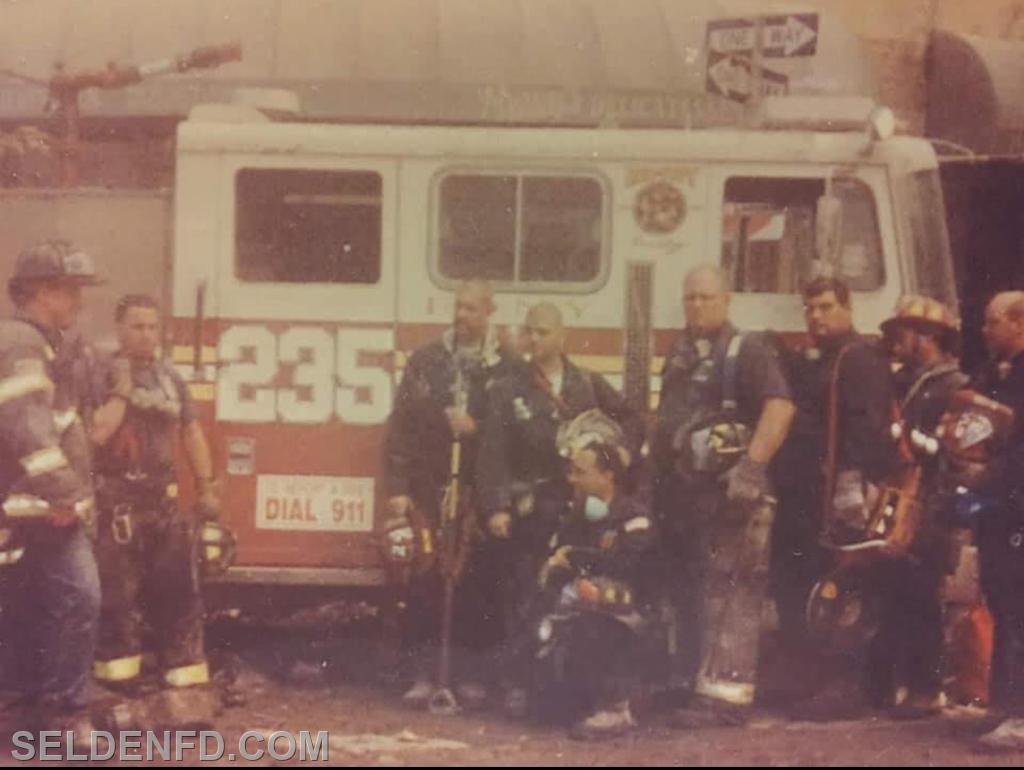 Selden Members at Ground Zero 9/11/2001